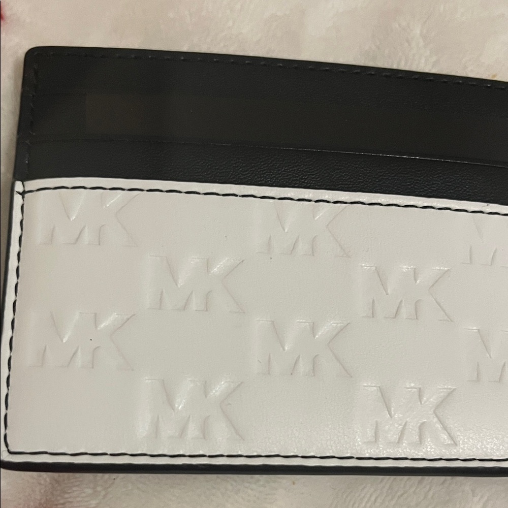 Michael Kors Two-Tone Card Holder